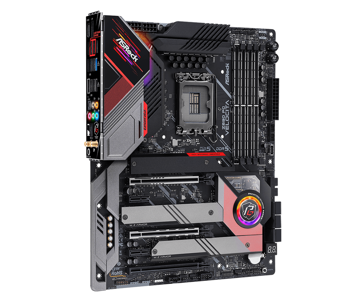 เมนบอร์ด Asrock Z690 PG VELOCI - Lga 1700 Ddr5 Itx Motherboard บทวิจารณ์และราคา