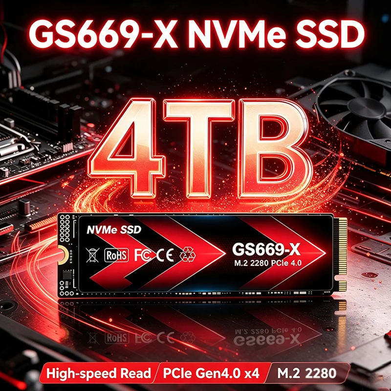 ใหม่ ของแท้ GS669-X NVMe SSD M - M.2 Nvme 4Tb Pcie 4.0 Ssd บทวิจารณ์และราคา