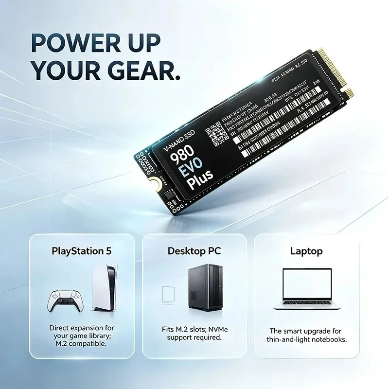 980 EVO Plus M.2 2280 NVMe PCI - M.2 Nvme 4Tb Pcie 4.0 Ssd บทวิจารณ์และราคา