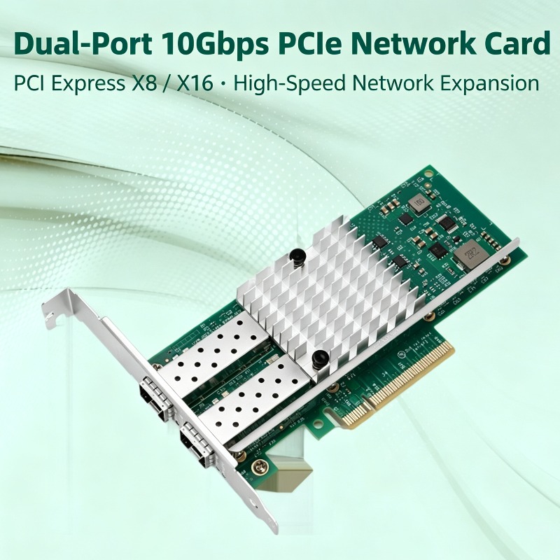 X520-DA2 82599EN การ์ดเครือข่า - 10Gb Sfp+ Pcie Network Card Dual Port บทวิจารณ์และราคา