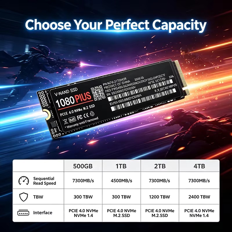 SSD M.2 NVMe สำหรับเล่นเกม 108 - M.2 Nvme 4Tb Pcie 4.0 Ssd บทวิจารณ์และราคา